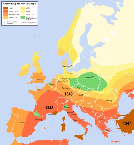 Pest im Hundertjährigen Krieg